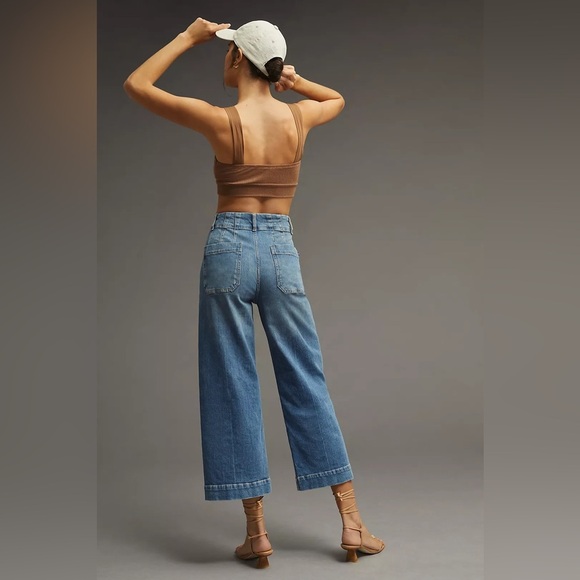 Pilcro Blue Ankle & Cropped Jeans - Picture 2 of 16